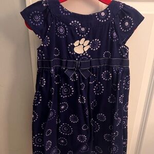 3T Clemson tiger dress. Purple. Great condition. Worn 2x